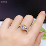 Sparkling 0.5Ct - 3Ct Moissanite Diamond Wedding or Engagement Rings - ringsuniverse