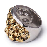 Fashion Golden Skull Retro Ring - ringsuniverse