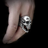 Stainless Steel Men Rings Domineering Devil Skull Punk Rock Gothic for Biker Male Boyfriend Jewelry Creativity Gift Wholesale - ringsuniverse