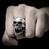 Stainless Steel Men Rings Domineering Devil Skull Punk Rock Gothic for Biker Male Boyfriend Jewelry Creativity Gift Wholesale - ringsuniverse