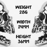 Stainless Steel Men Rings Domineering Devil Skull Punk Rock Gothic for Biker Male Boyfriend Jewelry Creativity Gift Wholesale - ringsuniverse