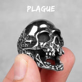 Stainless Steel Men Rings Domineering Devil Skull Punk Rock Gothic for Biker Male Boyfriend Jewelry Creativity Gift Wholesale - ringsuniverse