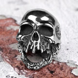 Stainless Steel Men Rings Domineering Devil Skull Punk Rock Gothic for Biker Male Boyfriend Jewelry Creativity Gift Wholesale - ringsuniverse