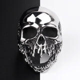 Stainless Steel Men Rings Domineering Devil Skull Punk Rock Gothic for Biker Male Boyfriend Jewelry Creativity Gift Wholesale - ringsuniverse