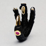 Gothic Evil Paw Mens Biker Ring - Rings Universe