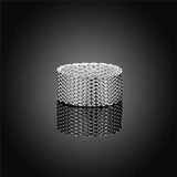 Fashion Silver Interwoven Web Ring For Woman - Rings Universe