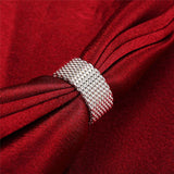 Fashion Silver Interwoven Web Ring For Woman - Rings Universe