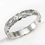 High Quality Elegant Carved Flower Pattern Classic Ring - ringsuniverse