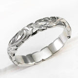 High Quality Elegant Carved Flower Pattern Classic Ring - ringsuniverse