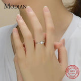 Authentic Charm Emerald Cut AAA+ CZ Diamond Ring - ringsuniverse