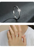 Authentic Charm Emerald Cut AAA+ CZ Diamond Ring - ringsuniverse