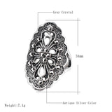 Boho Antique Gold Fashion Crystal Vintage Ring - ringsuniverse