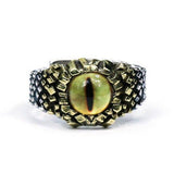 Vintage Bikers Python Eye Rings - Rings Universe