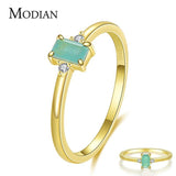 Exquisite Classic Silver Tourmaline Gold Color Ring - Rings Universe