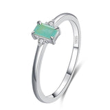 Exquisite Classic Silver Tourmaline Gold Color Ring - Rings Universe