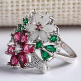 Fashion Flowers Promise Ring - Rings Universe