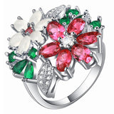Fashion Flowers Promise Ring - Rings Universe