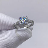 Authentic Silver 2.0ct AAA+ CZ Diamonds Fine Ring - ringsuniverse