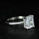 Original Luxury Silver AAAA Zirconia Diamonds ring - ringsuniverse