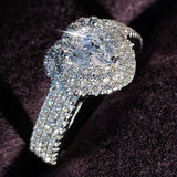 Fine Jewelry 2021 New Arrival Silver Heart Cut Ring - ringsuniverse