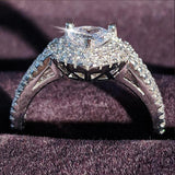 Fine Jewelry 2021 New Arrival Silver Heart Cut Ring - ringsuniverse