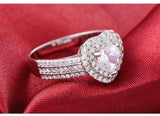 Fine Jewelry 2021 New Arrival Silver Heart Cut Ring - ringsuniverse
