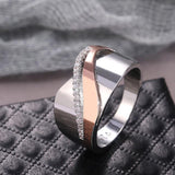 Designer Geometric Shape Metal Fashion Ring - ringsuniverse
