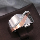 Designer Geometric Shape Metal Fashion Ring - ringsuniverse