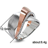 Designer Geometric Shape Metal Fashion Ring - ringsuniverse
