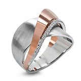 Designer Geometric Shape Metal Fashion Ring - ringsuniverse