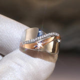 Designer Geometric Shape Metal Fashion Ring - ringsuniverse