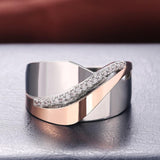 Designer Geometric Shape Metal Fashion Ring - ringsuniverse