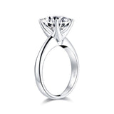 Fashion 3.0 CT Cushion Cut Simulated Diamond Solitaire Ring - ringsuniverse