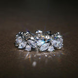 Romantic Shiny Marquise AAA Zirconia Delicate Ring - Rings Universe