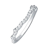 Impressive 2.7Ct White CZ Diamonds Blue Crystal Ring Set - Rings Universe