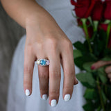 Luxury Silver AAAAA Quality Lab Diamonds Fine Jewelry Ring - ringsuniverse