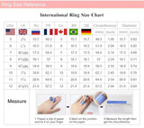 Heart Shape Silver Jewelry AAAAA Level CZ Ring - Rings Universe