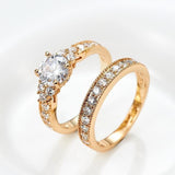 Original Silver 2.0ct Natural AAA+ CZ Diamonds Ring Sets - Rings Universe