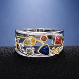 6 Color Stone Beautiful Fashion Ring - ringsuniverse