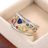 6 Color Stone Beautiful Fashion Ring - ringsuniverse