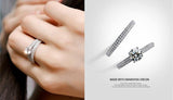 Fine Jewelry Silver AAA+ Quality Cubic Zirconia Diamonds Ring - ringsuniverse