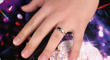 Silver Solitaire AAA+ Quality CZ Diamond Ring for Men - Rings Universe