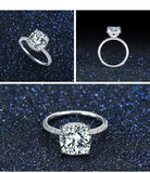 Luxury Classic 4CT. 10 Hearts Arrows CZ Diamonds Ring - Rings Universe