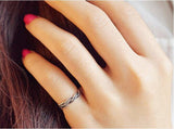 Retro Exquisite Twist Thai Silver Ring - Rings Universe