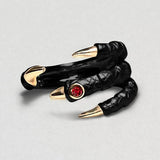 Gothic Evil Paw Mens Biker Ring - Rings Universe