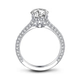 2.5 Carat Oval Cut Simulated Diamond Engagement Wedding Ring - ringsuniverse