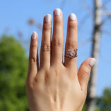 Newly-designed Rose Gold Elk Shape Ring - Rings Universe