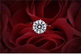 Gorgeous 4.1 Carat Round Cut Lab Diamond Luxury Ring - Rings Universe