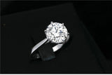 Gorgeous 4.1 Carat Round Cut Lab Diamond Luxury Ring - Rings Universe