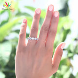 Gorgeous 1.25 Carat Lab Diamond Five 5 Stone Wedding Ring - Rings Universe